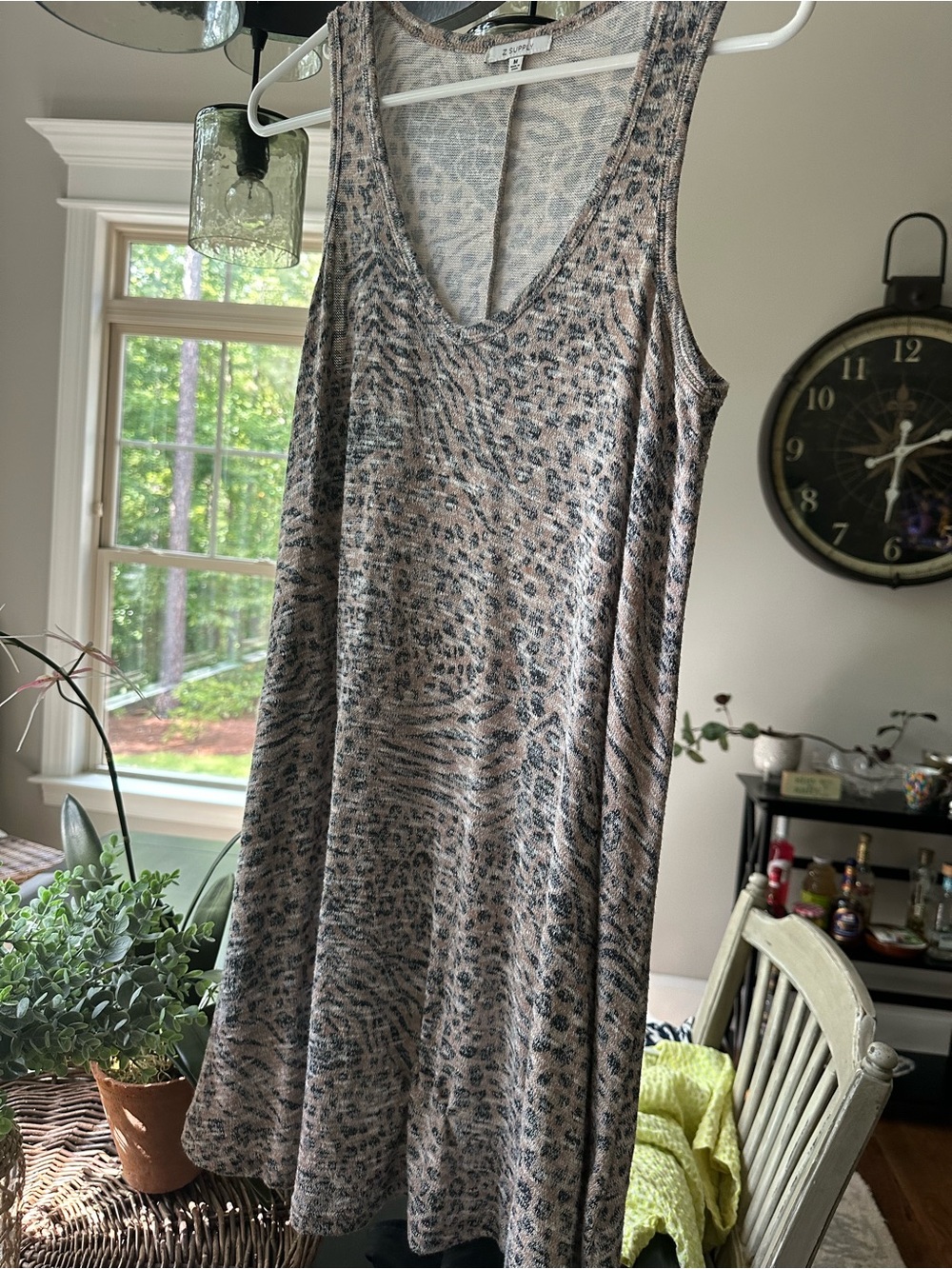 Z Supply Size Medium Animal Print Sleeveless Dress
